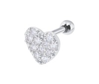 Heart Helix Ear Piercing TIP-3438